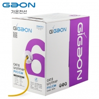 가온전선 CAT.6 UTP 케이블 300m (단선/옐로우)GAON CAT.6 300M (Yellow)